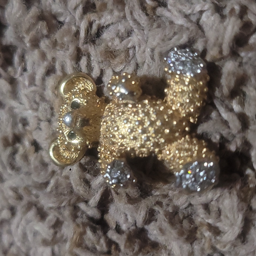 Vintage Butler and Wilson Teddybear Brooch.